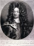 Oval Portrait of George, Prince of Denmark, 1704-Joseph Smith-Giclee Print