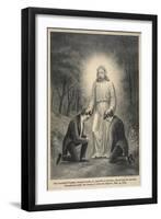 Joseph Smith, Jr. and Oliver Cowdery with John the Baptist-null-Framed Premium Giclee Print