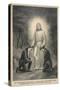 Joseph Smith, Jr. and Oliver Cowdery with John the Baptist-null-Stretched Canvas