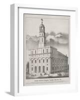 Joseph Smith's Original Temple-null-Framed Giclee Print