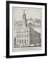 Joseph Smith's Original Temple-null-Framed Giclee Print