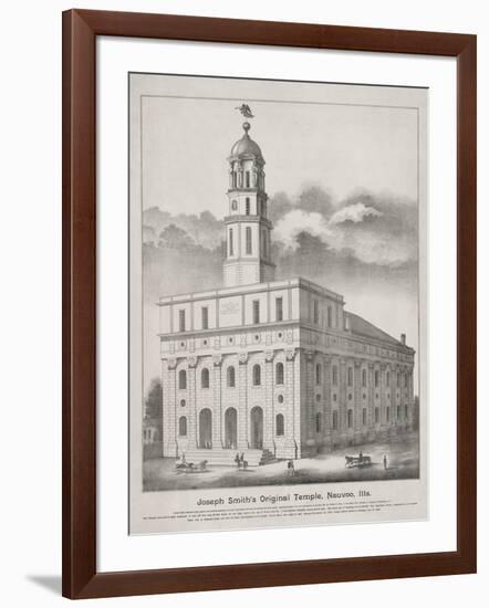 Joseph Smith's Original Temple-null-Framed Giclee Print