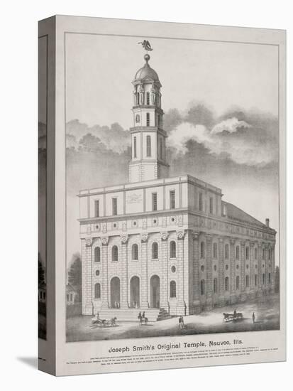 Joseph Smith's Original Temple-null-Stretched Canvas