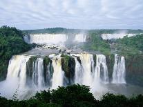 Iguazu Waterfalls and Rainbow.-Joseph Sohm-Photographic Print