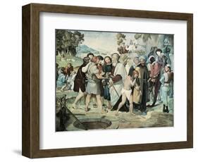 Joseph Sold by His Brethren, 1816-1817-Johann Friedrich Overbeck-Framed Giclee Print