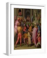 Joseph Sold to Potiphar (From Scenes from the Story of Josep), Ca 1515-Pontormo-Framed Giclee Print