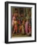 Joseph Sold to Potiphar (From Scenes from the Story of Josep), Ca 1515-Pontormo-Framed Giclee Print