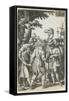 Joseph Sold to the Ishmaelites, 1546-Georg Pencz-Framed Stretched Canvas