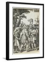 Joseph Sold to the Ishmaelites, 1546-Georg Pencz-Framed Giclee Print