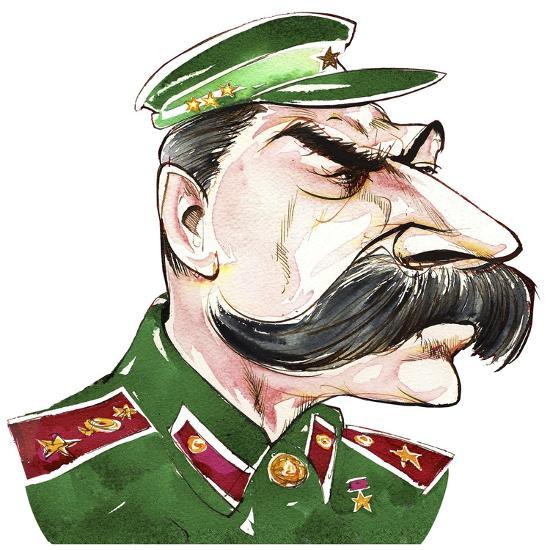 Joseph Stalin - colour caricature' Giclee Print - Neale Osborne |  AllPosters.com