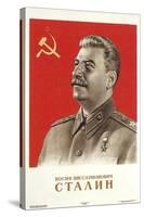 Joseph Stalin in Uniform-null-Stretched Canvas