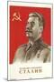 Joseph Stalin in Uniform-null-Mounted Art Print