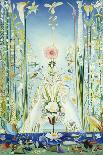 The Water Lily, C.1924 (Oil on Glass)-Joseph Stella-Giclee Print
