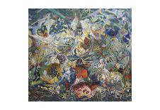 Capri (Oil on Canvas)-Joseph Stella-Giclee Print