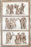 Court Jesters of the 14th Century-Joseph Strutt-Photographic Print