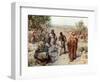 Joseph taken out of the pit and sold into slavery by his brothers - Bible-William Brassey Hole-Framed Giclee Print