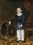 Portrait of a Girl-Joseph Whiting Stock-Framed Giclee Print