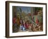 Joseph with Jacob in Egypt (From Scenes from the Story of Josep), Ca 1515-Pontormo-Framed Giclee Print