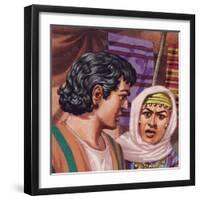 Joseph with the Wife of Potiphar-Pat Nicolle-Framed Giclee Print