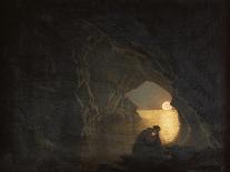 Dovedale by Moonlight, C.1784-85-Joseph Wright of Derby-Giclee Print
