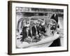 Josephine Baker (1906-1975) and Her Children on a Boat in Amsterdam on October 5, 1964-null-Framed Photo