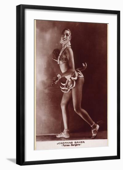 Josephine Baker (1906-1975)-null-Framed Giclee Print