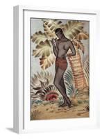 Josephine Baker, 1927-Jean Dunand-Framed Giclee Print