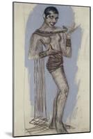 Josephine Baker - a Maquette for an Important Lacquer Panel, C.1927-Jean Dunand-Mounted Giclee Print