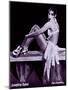 Josephine Baker, African American Dancer and Actress in a Seductive Pose, 1920's-null-Mounted Photo