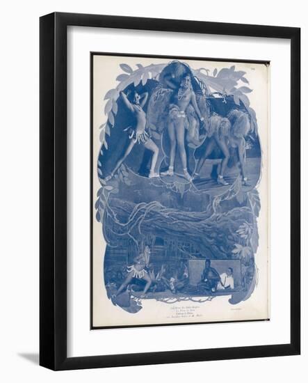 Josephine Baker Folies Bergere Dancer in 'La Folie Du Jour' - the Madness of the Day.-null-Framed Photographic Print