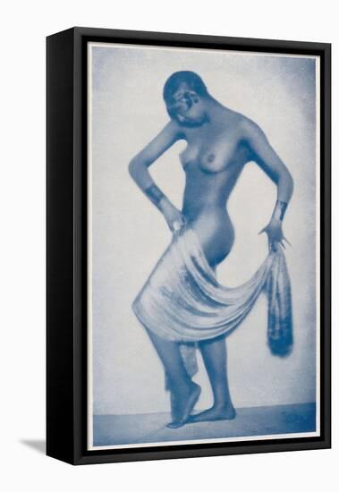 Josephine Baker Folies Bergere Dancer-null-Framed Stretched Canvas