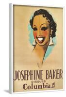 Josephine Baker Record Advertisement-null-Framed Art Print