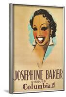 Josephine Baker Record Advertisement-null-Framed Art Print