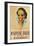 Josephine Baker Record Advertisement-null-Framed Art Print