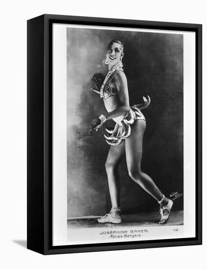 Josephine Baker-Stanislaus Walery-Framed Stretched Canvas