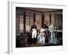 Josephine Beauharnais Receiving Visit from Tsar Alexander I in 1814-null-Framed Giclee Print