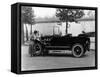 Josephine Boston with a 1914 Cadillac-null-Framed Stretched Canvas