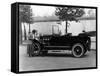 Josephine Boston with a 1914 Cadillac-null-Framed Stretched Canvas