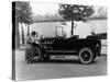 Josephine Boston with a 1914 Cadillac-null-Stretched Canvas