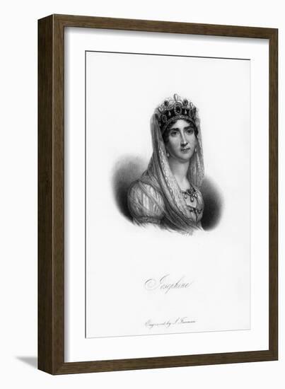 Joséphine De Beauharnais, First Wife of Napoléon Bonaparte, and Empress of France, 19th Century-Freeman-Framed Giclee Print