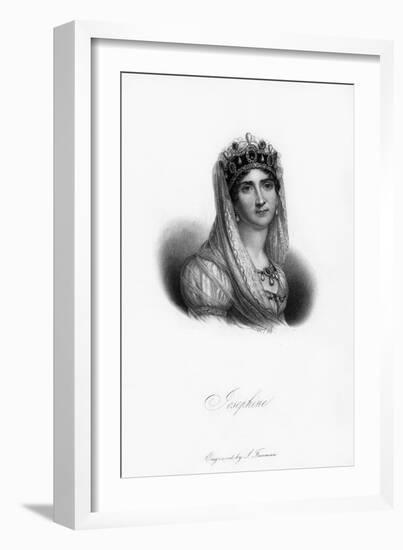 Joséphine De Beauharnais, First Wife of Napoléon Bonaparte, and Empress of France, 19th Century-Freeman-Framed Giclee Print
