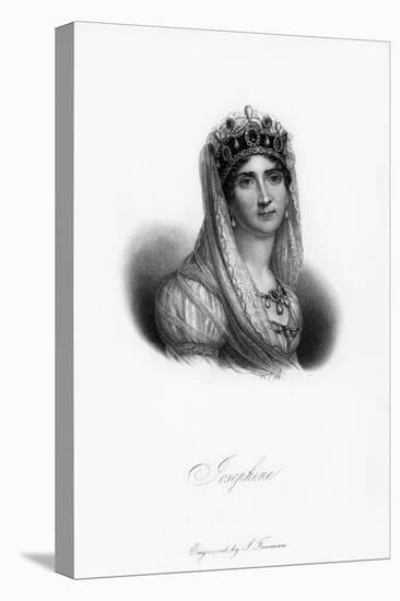 Joséphine De Beauharnais, First Wife of Napoléon Bonaparte, and Empress of France, 19th Century-Freeman-Stretched Canvas