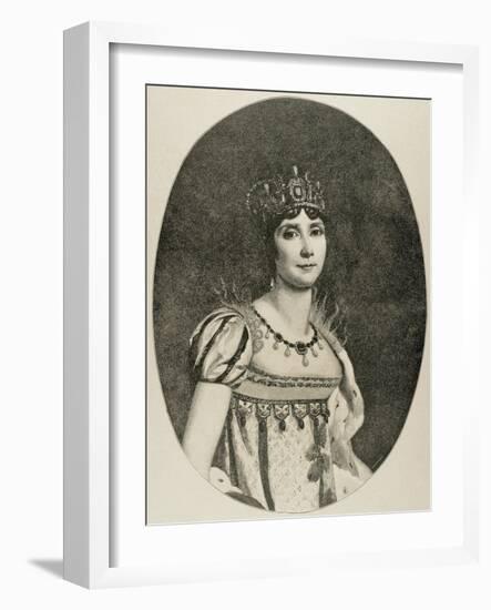 Josephine De Beauharnais-Paul Jonnard-Framed Giclee Print