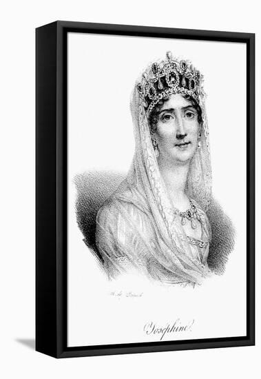 Josephine, Empress of France, C1830-Delpech-Framed Stretched Canvas