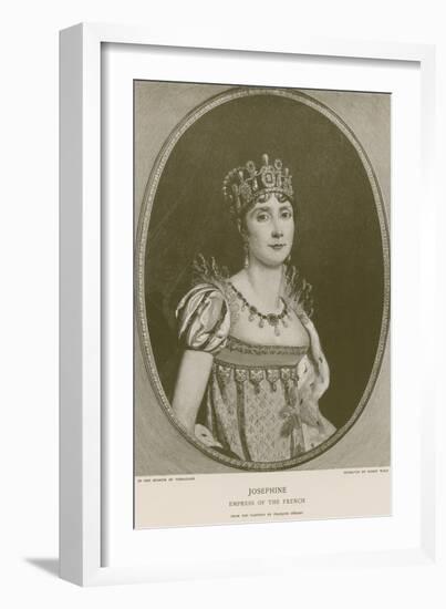 Josephine, Empress of the French-Francois Gerard-Framed Giclee Print