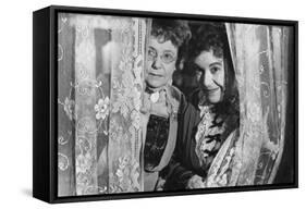 Josephine Hull, Jean Adair, Arsenic and Old Lace, 1944-null-Framed Stretched Canvas