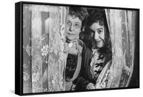 Josephine Hull, Jean Adair, Arsenic and Old Lace, 1944-null-Framed Stretched Canvas