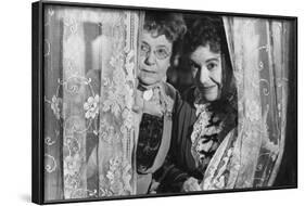 Josephine Hull, Jean Adair, Arsenic and Old Lace, 1944-null-Framed Photographic Print