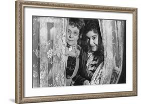 Josephine Hull, Jean Adair, Arsenic and Old Lace, 1944-null-Framed Photographic Print