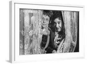 Josephine Hull, Jean Adair, Arsenic and Old Lace, 1944-null-Framed Photographic Print